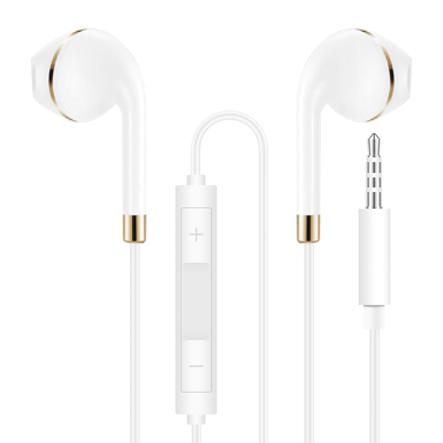 HOT SALES 3.5mm Wired Headphones in Ear Headset Wired Earphones with Microphone Stereo Earbuds Sports In-line Control for Phones