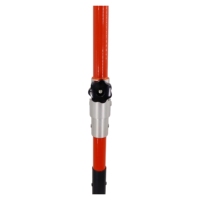 Pértiga Aislante Telescópica de Fibra de Vidrio Tipo Escopeta Plegable de 2.06 M para Alto Voltaje, Naranja/Amarillo, 10 kV-500 kV