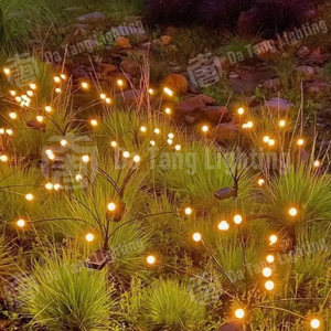 Lampes solaires LED extérieures à effet luciole, étanches, oscillantes, pour la décoration des parcs, allées, cours et terrasses - Product Image 5