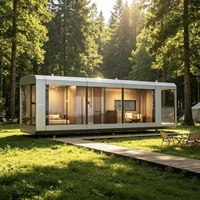 Maison conteneur préfabriquée en acier Royalstar F40, maison préfabriquée étanche, villa de luxe pour hébergement forestier, unité capsule