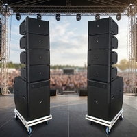 Ensemble de haut-parleurs de ligne audio professionnels HA2, actifs, haute puissance 300W/1200W pour home cinéma et scène HA2 HA2