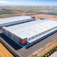 Edificio de taller de acero pesado con paneles solares BIPV con soldadura, proyecto de energía solar fotovoltaica de 3-5 MW para parque industrial