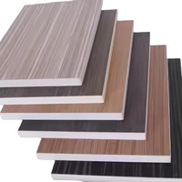 Haute qualité 18mm marbre laminé mélamine conseil décoratif panneau de fibres MDF 4 * 8ft intérieur panneau de particules E1 émission de formaldéhyde