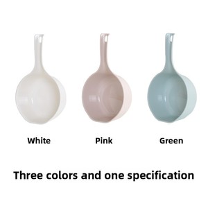 Louche à eau en plastique à long manche de qualité supérieure pour cuisine et salle de bain, louche à eau épaissie et givrée à suspendre pour l'organisation domestique - Product Image 4