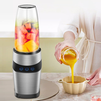 Mixeur Portable Haute Vitesse, Mini Hachoir Électrique, 2 Vitesses, Contrôle par Impulsions, Moteur Silencieux pour Smoothies, Aliments pour Bébé et Usage Domestique