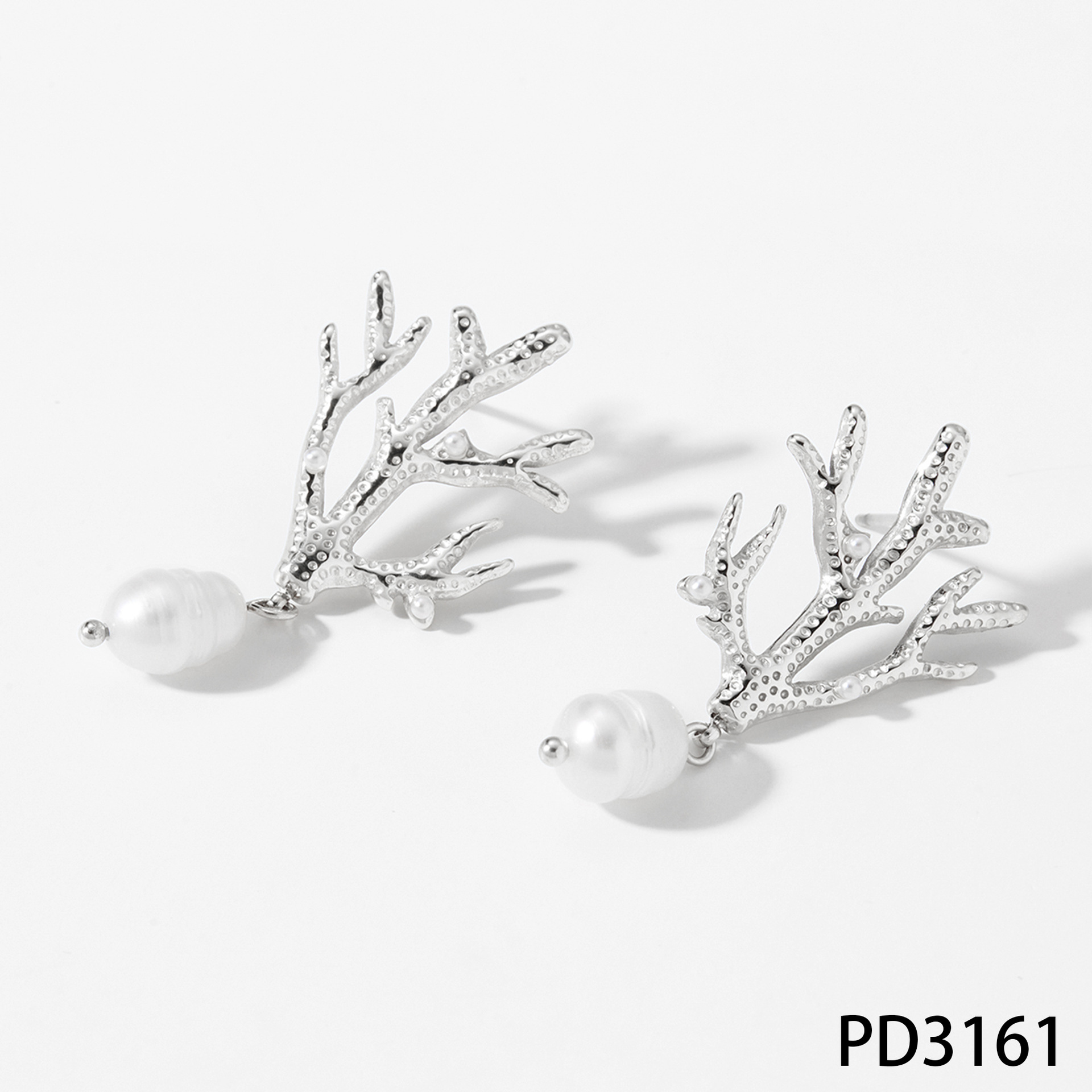 Silver earrings pd3161