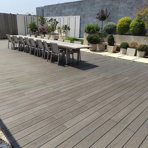 Modern <strong>Square</strong> Wood Interlocking Dual Lock Wholesale Outdoor Waterproof Anti-corrosion Non-slip WPC Landscape Engineering <strong>Decking</strong> - Product Image 2