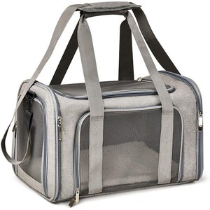 Joymay-Bolsa de transporte plegable personalizada <span class=keywords><strong>para</strong></span> gatos, bolsas de viaje de alta capacidad <span class=keywords><strong>para</strong></span> mascotas, <span class=keywords><strong>para</strong></span> asiento de <span class=keywords><strong>coche</strong></span>, accesorios <span class=keywords><strong>para</strong></span> mascotas - Product Image 1