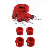 Kit de menottes pour jeux BDSM pour femmes, accessoires de bondage pour couples adultes en chambre à coucher