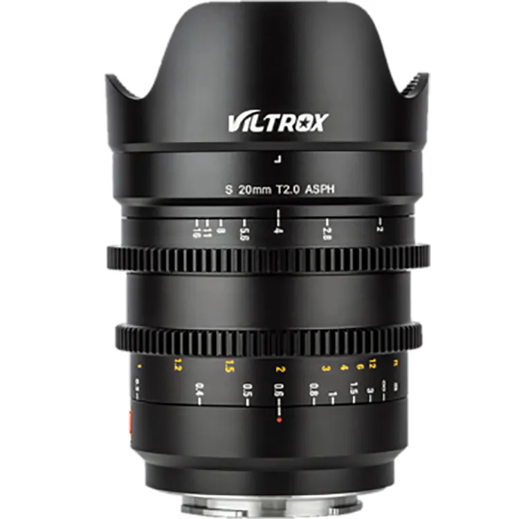 Viltrox-lente de Cine T2.0 S de 20mm, lente gran angular de enfoque Manual de marco completo para Panasonic Lumix S1R S1 S1H SL2 L, lente de cámara de montaje