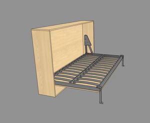 Letti a scomparsa modulari singoli e doppi, moderni e salvaspazio, con contenitore integrato, ideali per camere <span class=keywords><strong>da</strong></span> <span class=keywords><strong>letto</strong></span> piccole e soggiorni - Product Image 6