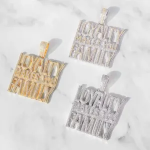 คอลเลกชันใหม่ส่งออกทั่วโลกจี้เพชร VVS Moissanite ตัดยอดเยี่ยมสีเงินโรสโกลด์ชุบเคลือบผิวสำหรับทุกเพศ - Product Image 6