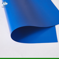 Bâche de camion robuste 510gsm 650gsm, bleue, imperméable, en tissu de bâche enduit de PVC