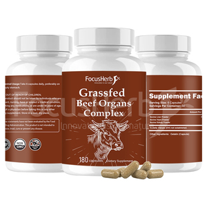 FocusHerb alta calidad hígado de res corazón hierba alimentado carne riñón mezcla cápsula - Product Image 2
