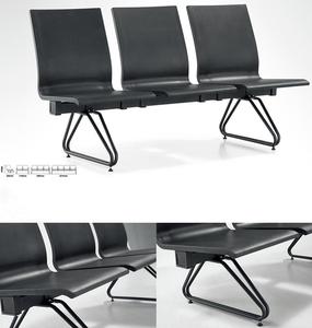 Silla de aeropuerto de alta calidad, banco de espera de 5 plazas con cojín de PU para terminal de aeropuerto, vestíbulo de hospital. - Product Image 4