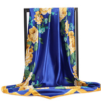 Vente en gros de foulards indiens Foulard hindou en velours argenté Jacquard en soie