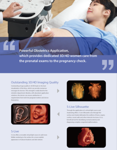 Sonoscape P9Elite Fonction IA Échographie Doppler couleur Diagnostique 21,5 pouces Haute résolution Gynécologie Cardiologie Appareil d'échographie - Product Image 3