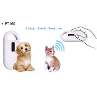 Lecteur de puces portable par identification par radiofréquence, scanner d'animaux en ABS, 1000 emplacements de mémoire, 134,2 kHz, compatible Windows 7