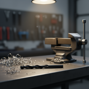 Foret hélicoïdal HSS 0,5 mm, longueur 22 mm, série courte noire pour perçage du métal - Product Image 3