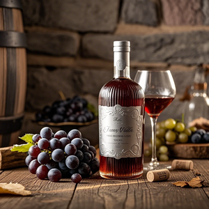 Etichetta adesiva personalizzata in metallo goffrato in alluminio etichetta per etichette in alluminio per incisione di etichette per imballaggi di liquori - Product Image 3