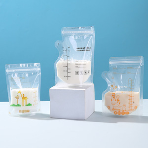Sacs de conservation du lait maternel 150 ml avec bec verseur, jetables, sans BPA, pour l'alimentation du bébé - Product Image 1