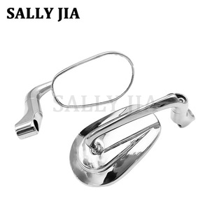 Convient à la moto <span class=keywords><strong>Harley</strong></span> Davidson Rétroviseur universel avec poignée pour scooter Miroir réflecteur à grand champ de vision - Product Image 3