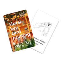 Mini-étiquette RFID PVC 13,56 MHz étanche, carte-clé d'hôtel, puce 1k, contrôle d'accès ultraléger, haute qualité