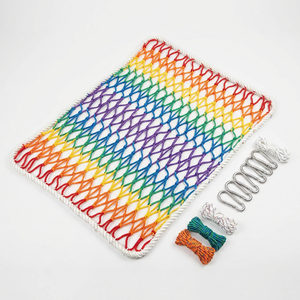 Red <span class=keywords><strong>de</strong></span> Seguridad para Hamaca Personalizada, Colorida, para Interiores, Red <span class=keywords><strong>de</strong></span> Malla Suspendida, Tejida sin Nudos, para Niños y Adultos, con Capacidad <span class=keywords><strong>de</strong></span> Carga <span class=keywords><strong>de</strong></span> 700 kg/m² - Product Image 4