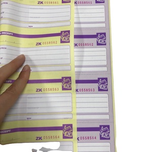 2024 vente chaude argent loyer reçu deux parties autocopiant papier selle cousue avec agrafes fantaisie et carton <span class=keywords><strong>bien</strong></span> réservé - Product Image 1