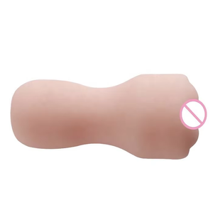 TPE Men Vagina Mastur bator Realistischer Einsatz Ejakulation <span class=keywords><strong>Masturbation</strong></span> gerät Zwei kanal iger Flugzeug becher - Product Image 3