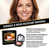 Prothèse Dentaire Complète Fonctionnelle Feimuko pour Adultes - Kit de Beauté Dentaire pour Modifier les Espaces Interdentaires et Améliorer l'Esthétique du Sourire
