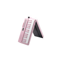 Clavier électronique pliable BDMUSIC noir/blanc 61 touches avec haut-parleur intégré et 200 rythmes pour étudiants et débutants