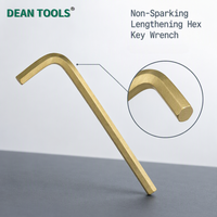 Kunci Hex Panjang Anti Percikan Api 7mm Kunci Allen Aluminium Perunggu Kunci Hexagon Kunci Allen L-Key