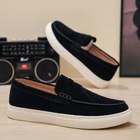 Mocassins Penny en Daim pour Hommes, Plateforme, à Enfiler, Souples, Légers, Confortables, pour le Travail, les Trajets Quotidiens et les Occasions Décontractées – Vente en Gros