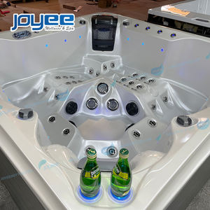 JOYEE Spa de <span class=keywords><strong>piscine</strong></span> extérieur, spa à remous Balboa, 5 personnes, massage extérieur, spa américain, jacuzzi avec jets LED, haut-parleur Bluetooth - Product Image 4