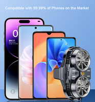 Refroidisseur de téléphone à double semi-conducteur à refroidissement rapide avec contrôle intelligent de la température et affichage numérique pour les supports de diffusion en direct