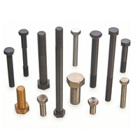 Fixations et connecteurs industriels de haute qualité en acier inoxydable 304/316 zingué, vis à bride, boulons à tête hexagonale