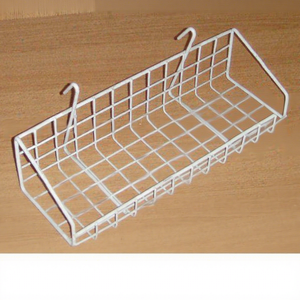 Estantería de metal para supermercado, accesorios de <span class=keywords><strong>tienda</strong></span> al por menor, tamaño pequeño, rejilla de alambre de acero colgante, cesta de exhibición - Product Image 1