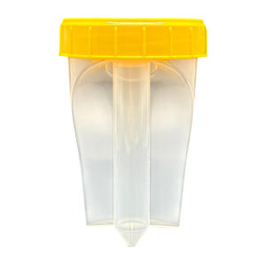 Los laboratorios de diagnóstico reducen el riesgo de contaminación con un recipiente para orina sin agujas con un tubo desmontable, contenedor de muestras de diseño no estéril - Product Image 1
