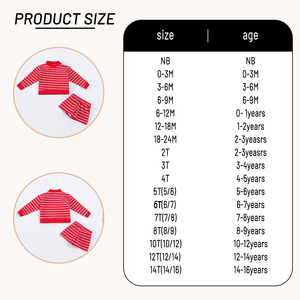 Nuova Collezione 2026: Set Felpa a Righe per Ragazze, Pullover con Collo Alto in Cotone e Pantaloncini con Tasche, Conforme agli Standard US CPC CPSIA - Product Image 4