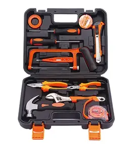 2023 63pcs Home Emergency Tool Set With Needle Nose Pliers And Hand Saw Garden Wrench Tool Set