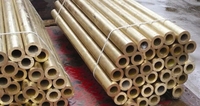 Tuyaux en laiton de haute qualité et à faible coût et tubes creux en H62, H65, H68 disponibles.