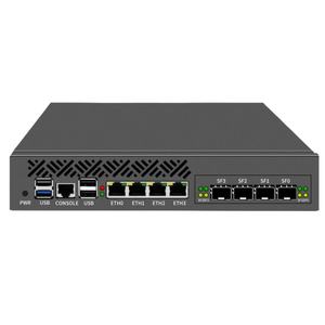 CAIXUNIPC Châssis PC <span class=keywords><strong>1U</strong></span> pour montage en rack 9,5 pouces Intel N100 N305 4x2.5GLAN 4x10G SFP+ Routeur réseau Pare-feu industriel Pfsense - Product Image 6