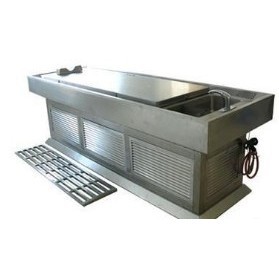Mesa de Autopsia de Acero Inoxidable Msno Msno304 con Elevación Eléctrica para Uso Forense - Product Image 4