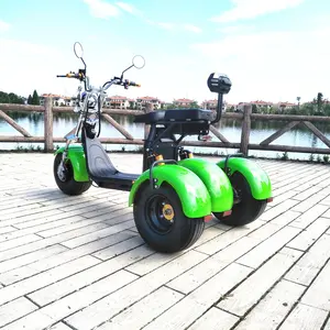 1000w 2000w 60v12AH/20ah double seats citycoco three wheel scooty scuter electric alibaba china online shopping