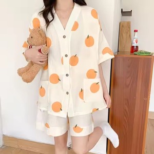 Nuevo conjunto de pijamas de maternidad de verano 100% de algodón de manga corta ropa de dormir de lactancia - Product Image 5