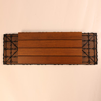 En stock, vente en gros de dalles de terrasse carrées en bambou, imperméables, anti-corrosion, à emboîtement, pour balcon, patio, jardin