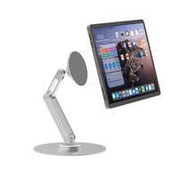 Support magnétique pour tablette de bureau, support magnétique 360 rotation pour iPad Magsafe Samsung 13 pouces
