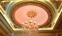 Banruo-medallón de techo ps integrado, diseño artístico, para decoración de hotel