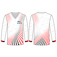 Maillot de football à manches longues pour homme en bleu sarcelle avec col en V, tenue d'équipe de football pour un style sportif quotidien et vente en gros